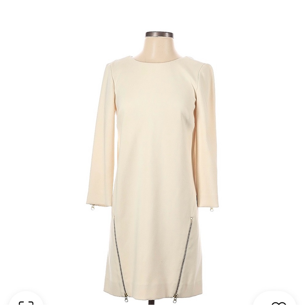 J. Crew Elegant Cream Dress